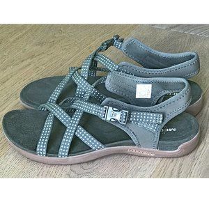 Sz 8 Merrell Women's District Muri Lattice Slipper - Dusty Olive / EU 39